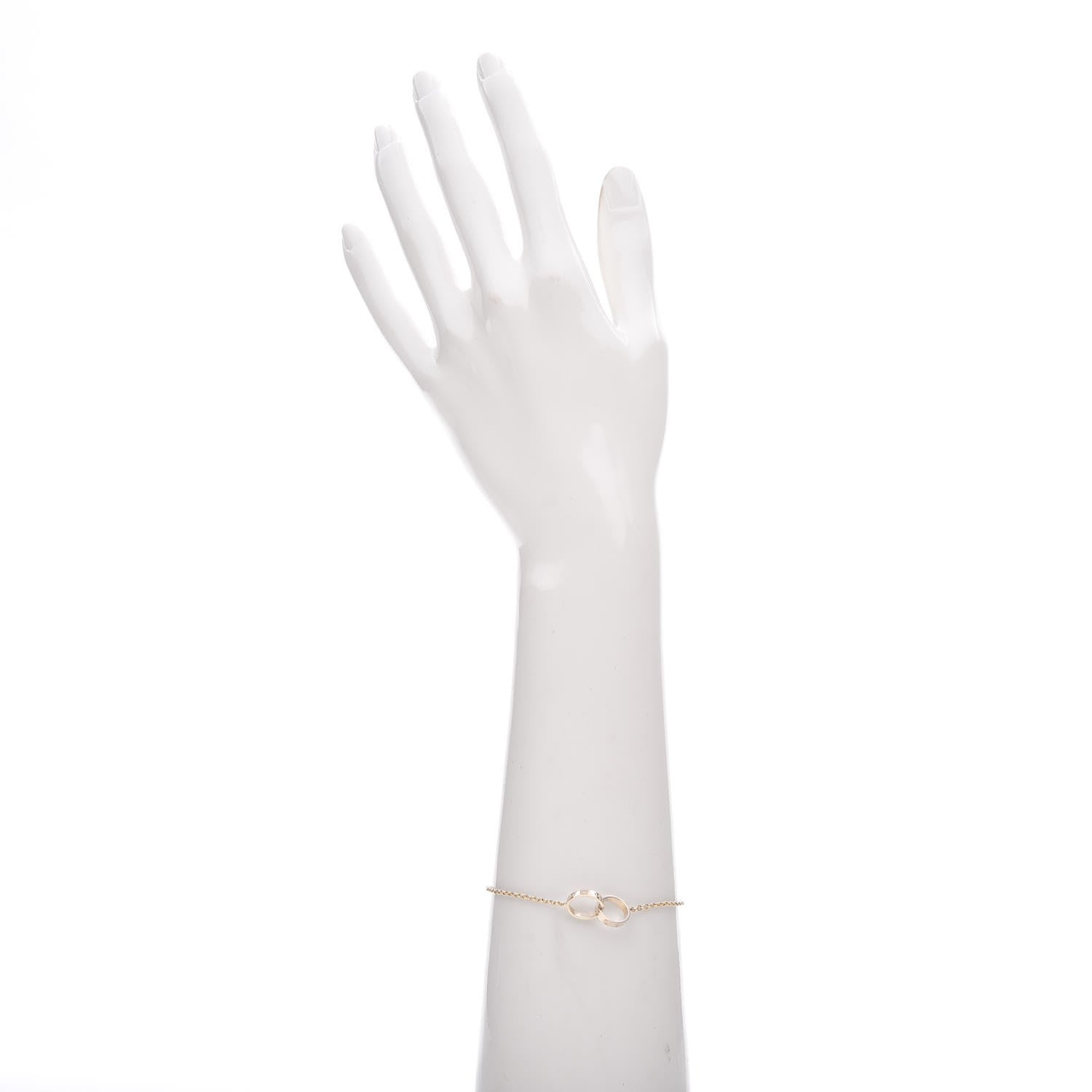 Cartier 18K Yellow Gold Interlocking LOVE Bracelet 2 of 8