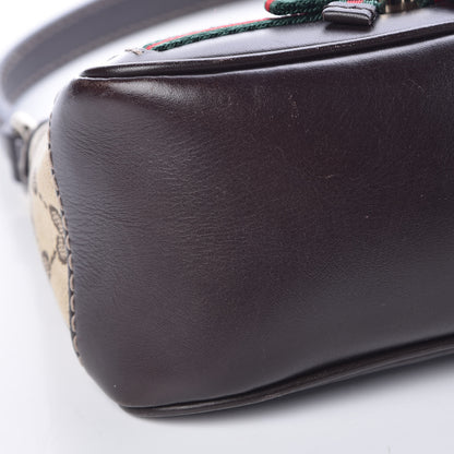 Gucci Monogram Small Mayfair Shoulder Bag Dark Brown 14 of 16