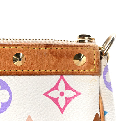 Louis Vuitton Monogram Multicolor Pochette Accessories White 11 of 11