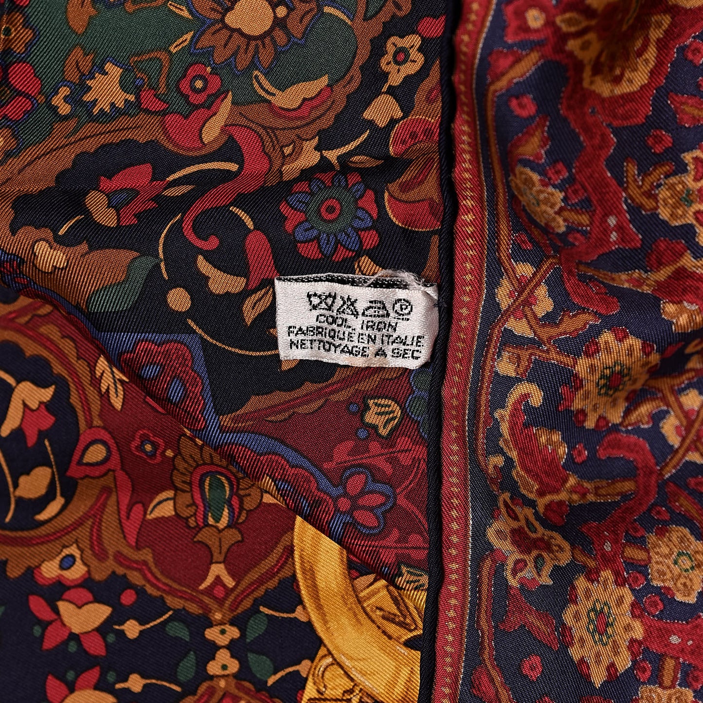 Silk Chain Scarf Multicolor