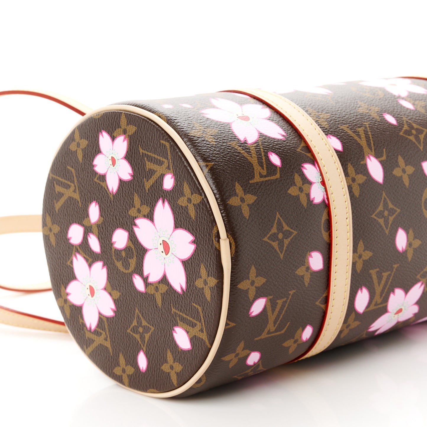 LV X TM Monogram Cherry Blossom Papillon Sakura Brown
