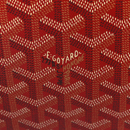 Goyard Goyardine Sainte Marie Soft Clutch Red 6 of 6