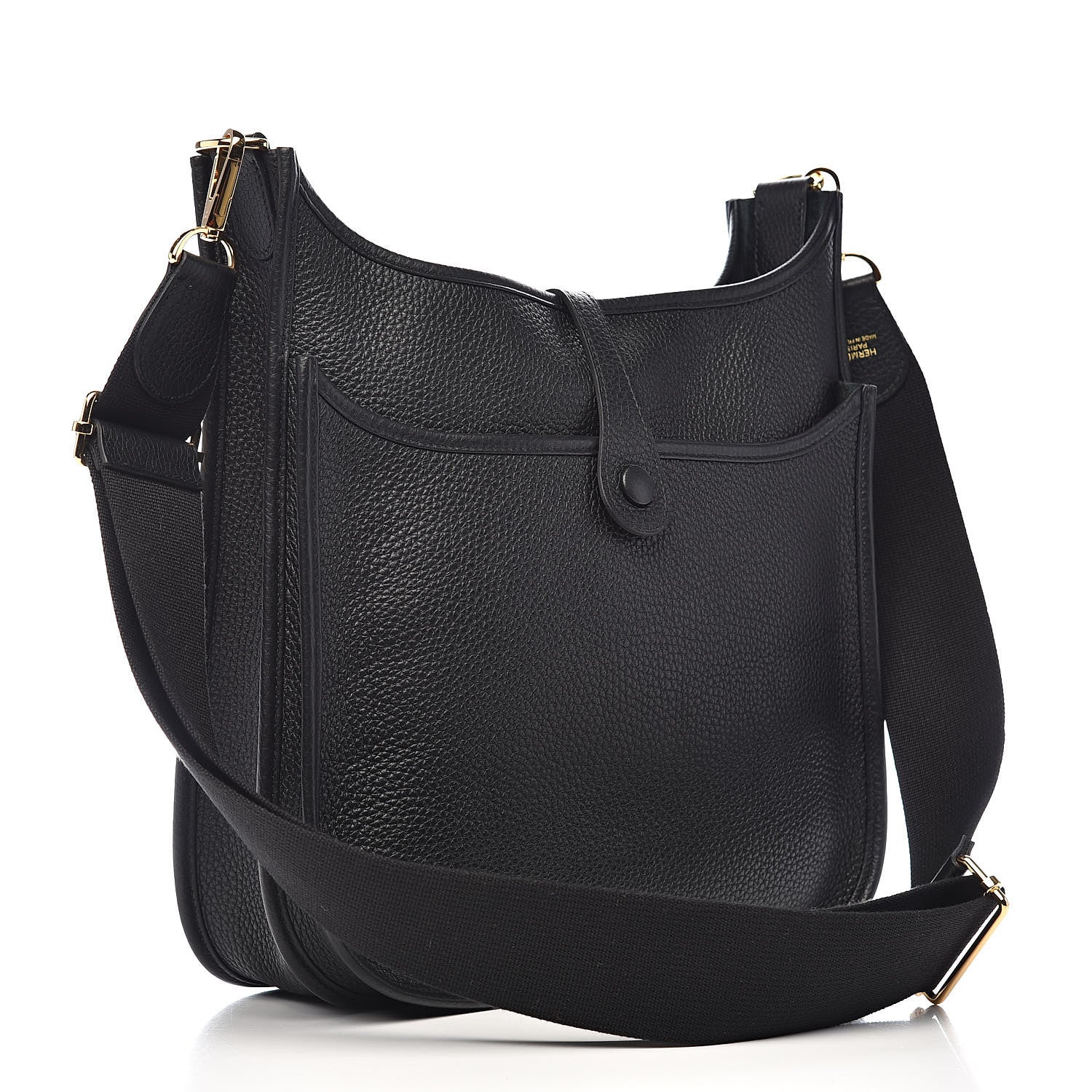 Hermes Taurillon Clemence Evelyne III PM Black 3 of 12