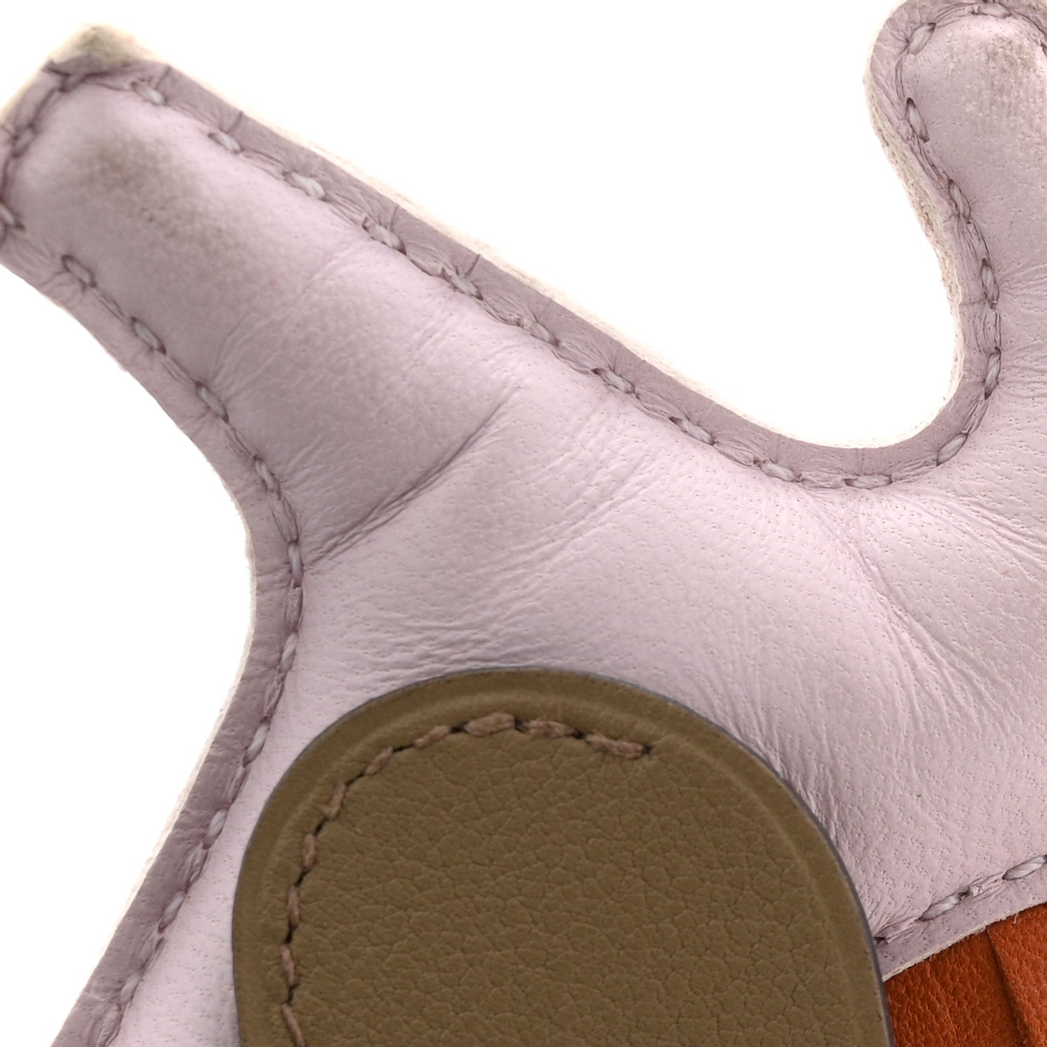 Hermes Milo Lambskin Grigri Rodeo Pegase Horse Bag Charm PM Mauve Pale Pain D'epice Beige Marfa 5 of 7