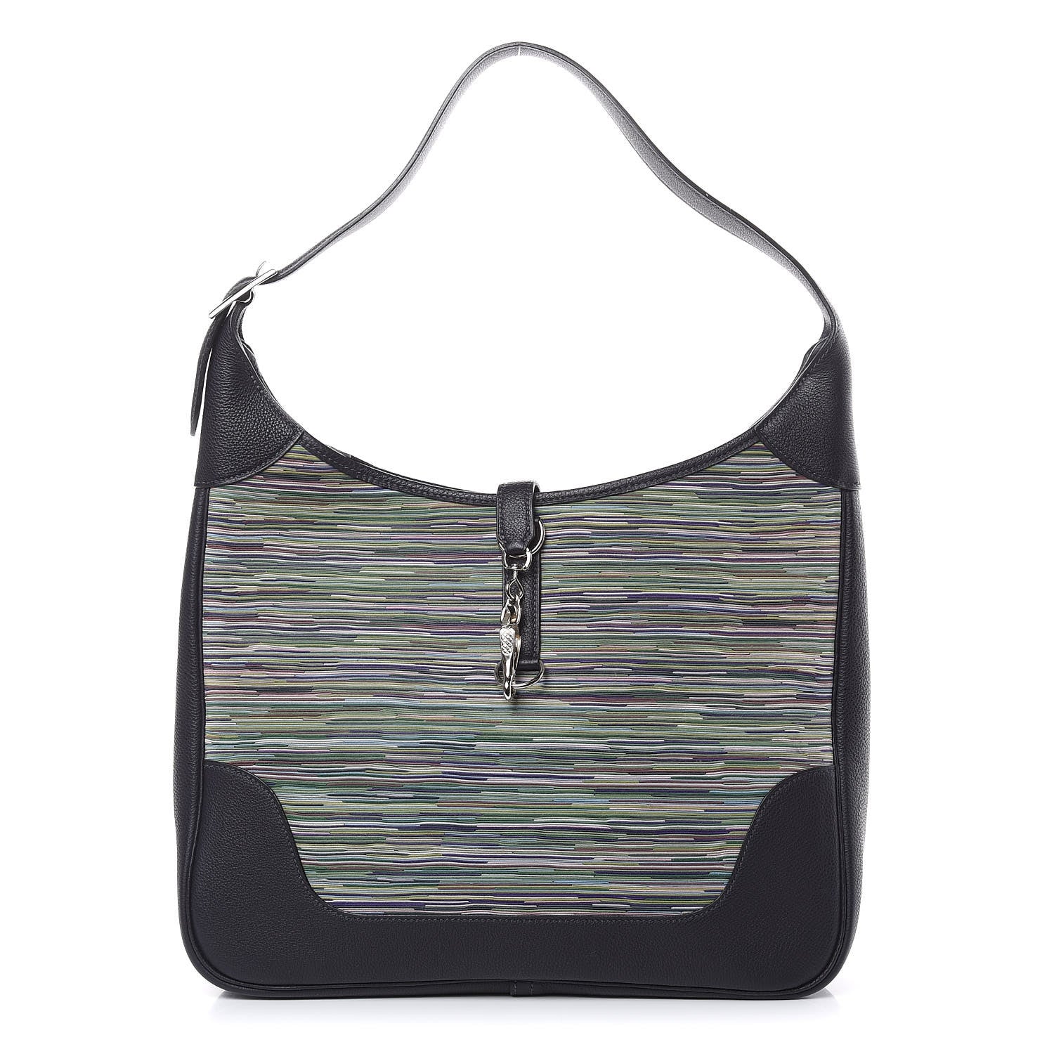 Hermes Togo Vibrato Trim II 35 Shoulder Bag Bleu Marine 1 of 11