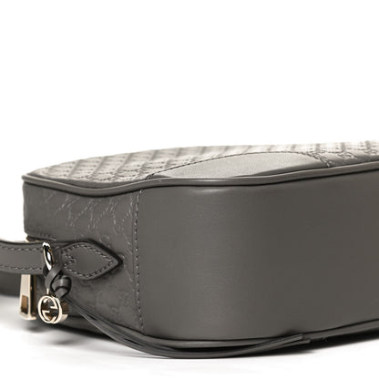 Gucci Microguccissima Mini Bree Messenger Bag Grey 10 of 12