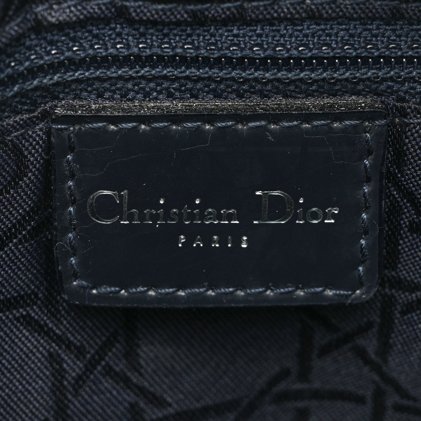 Denim Cannage Medium Lady Dior Light Blue