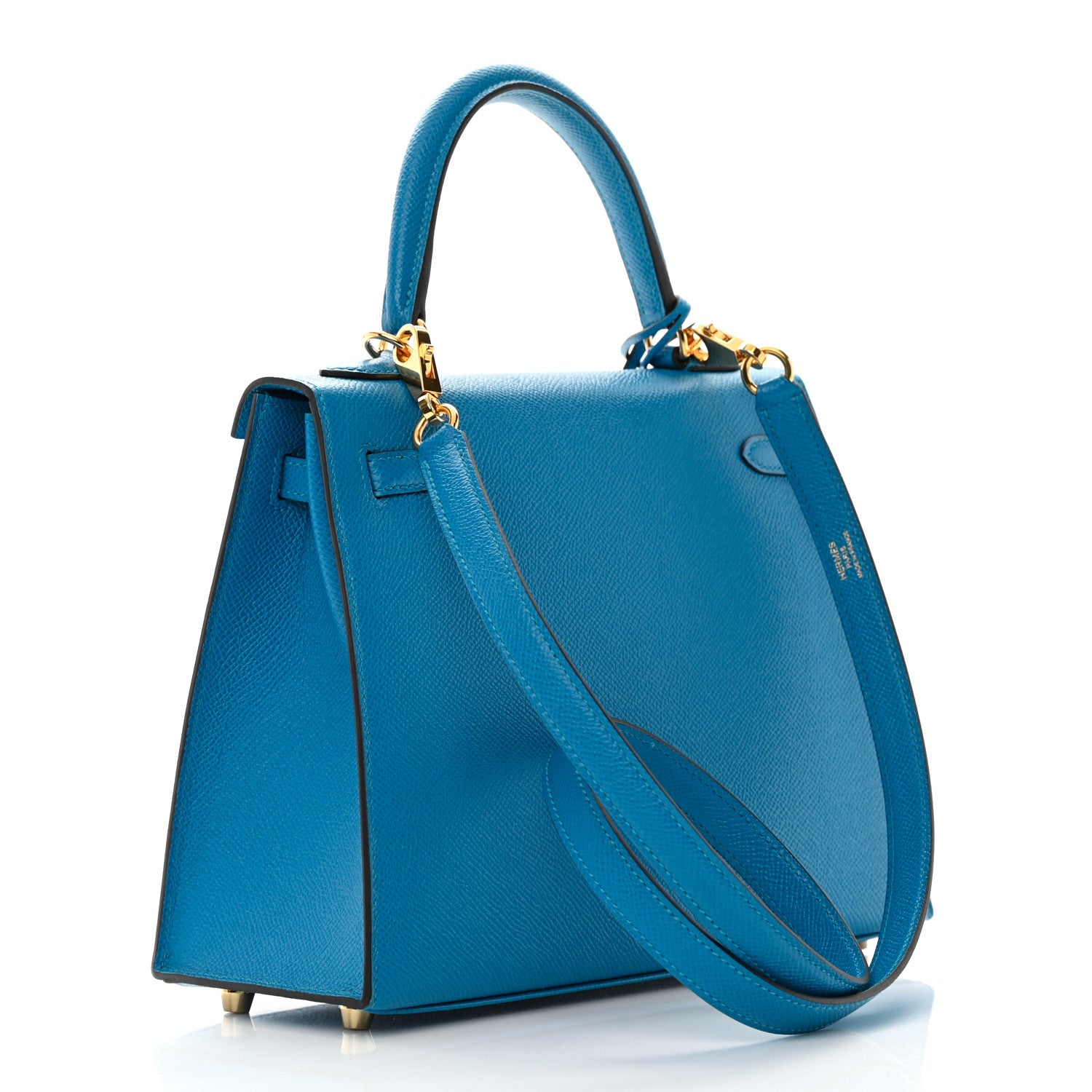Hermes Epsom Kelly Sellier 25 Bleu Zanzibar 3 of 18
