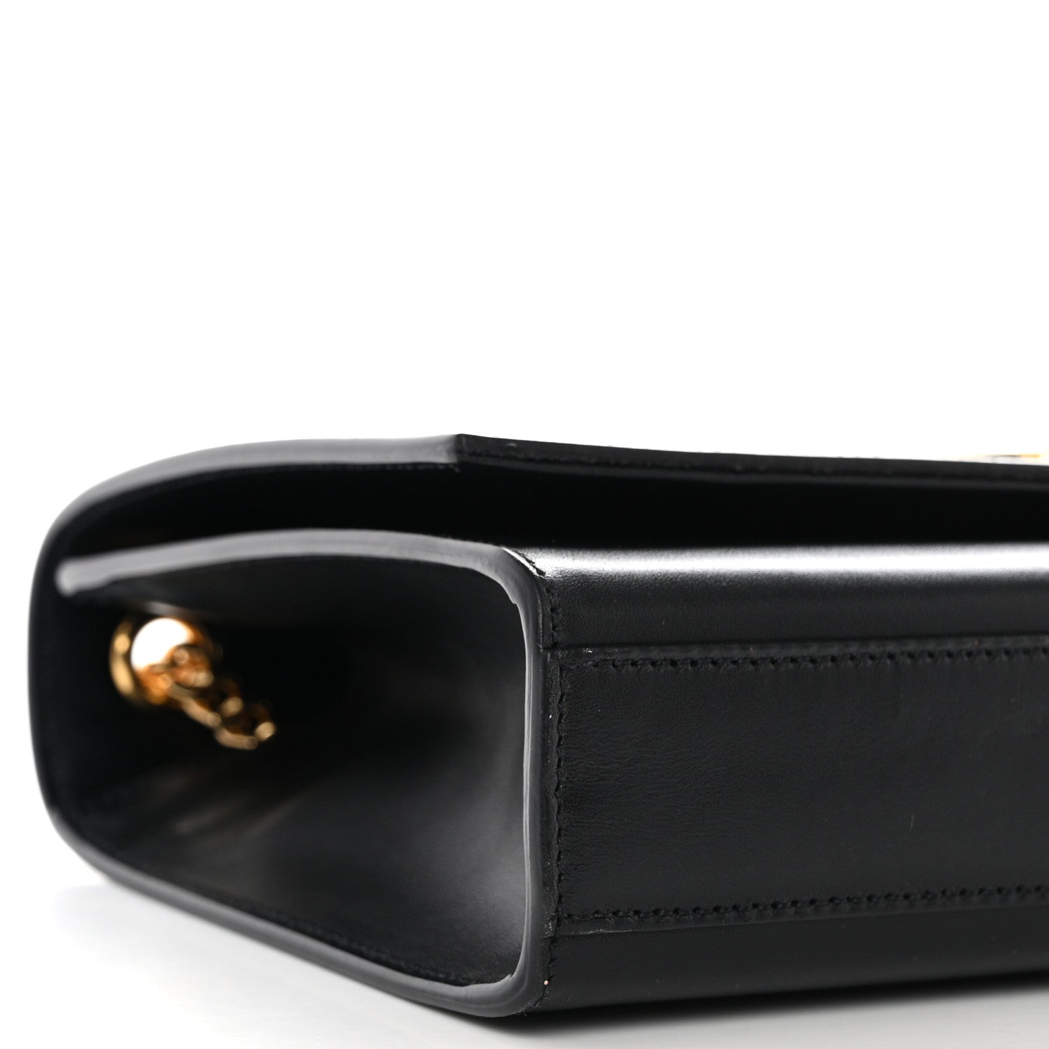 Saint Laurent Smooth Calfskin Medium Classic Monogram Kate Tassel Satchel Black 10 of 13