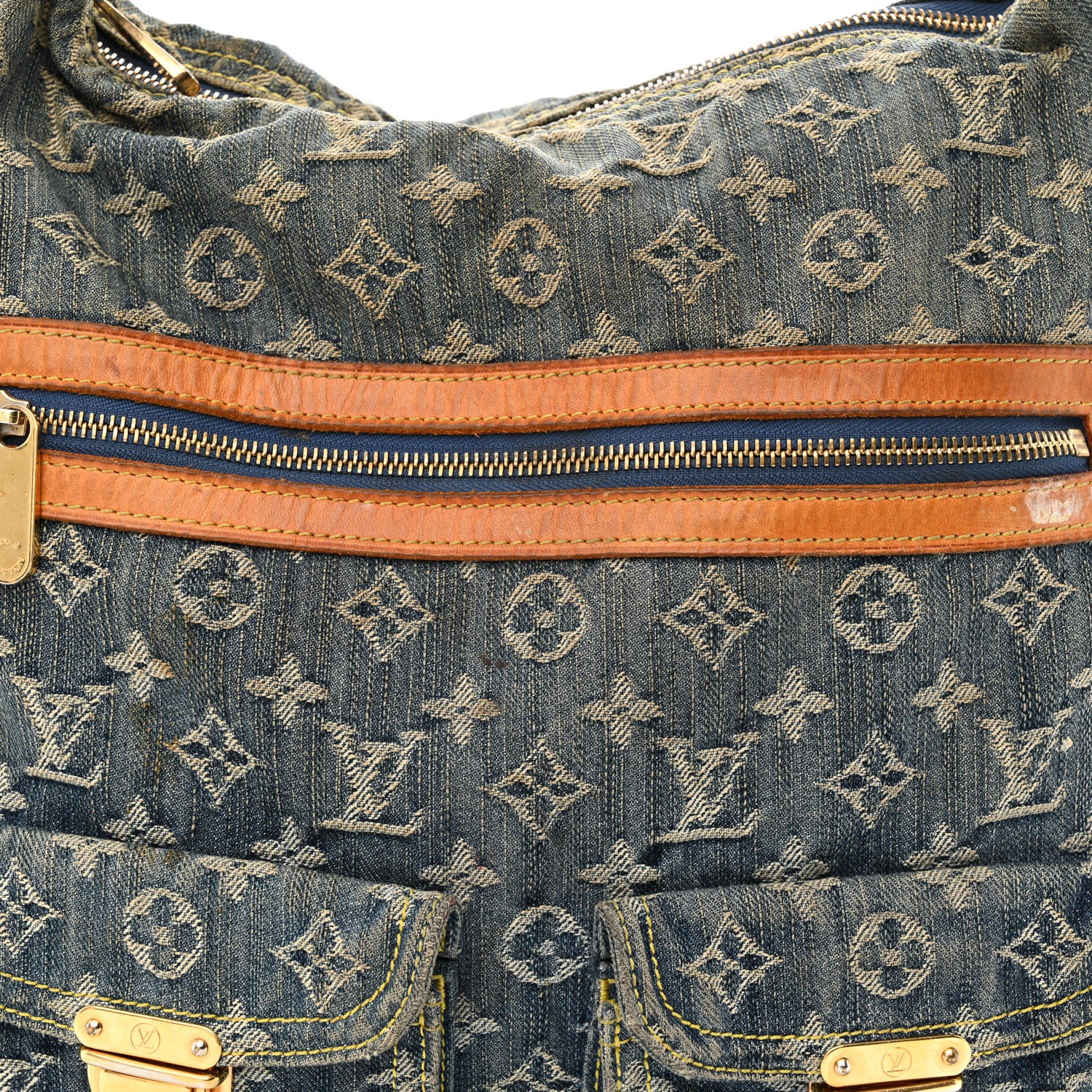Louis Vuitton Denim Baggy GM Blue 13 of 20