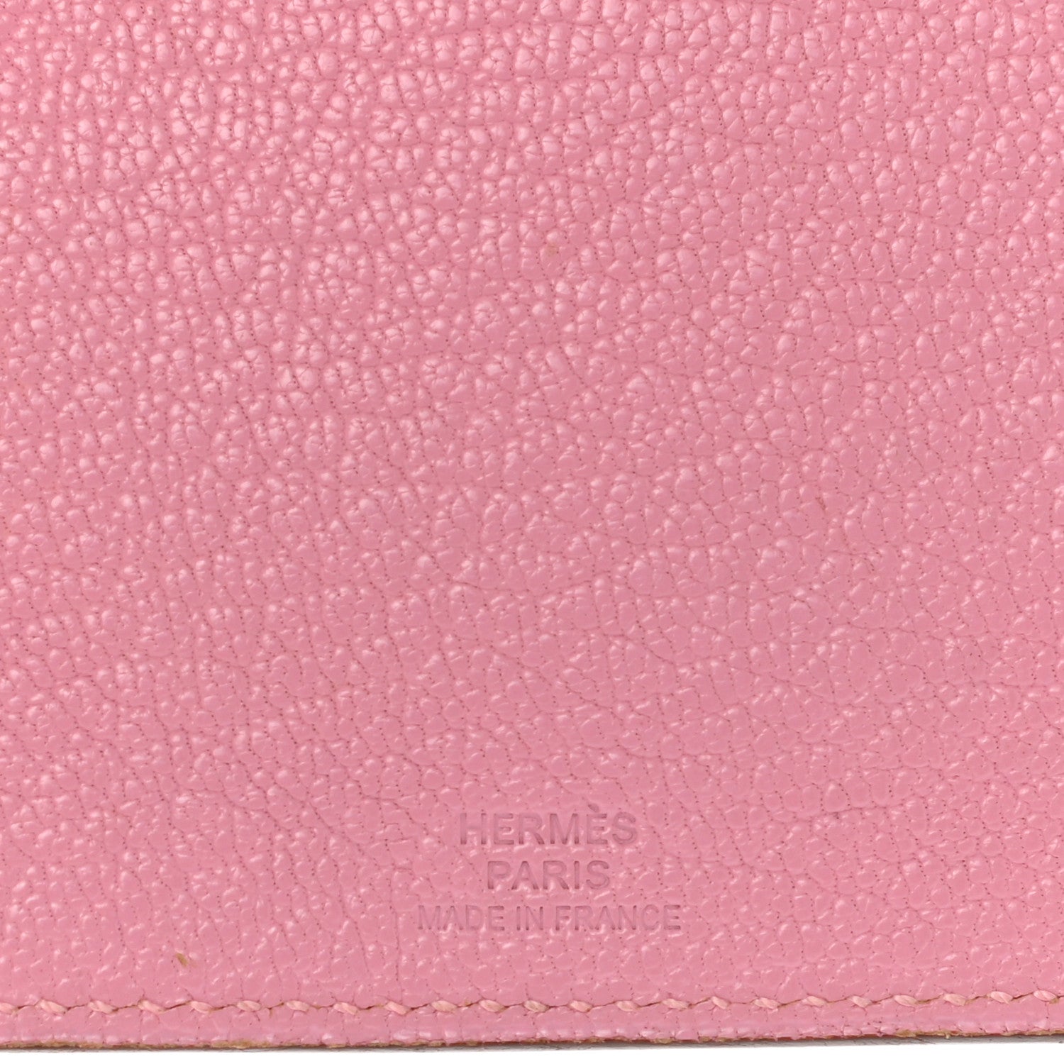 Hermes Chevre Mysore Tarmac PM Passport Holder Rose Confetti 7 of 10