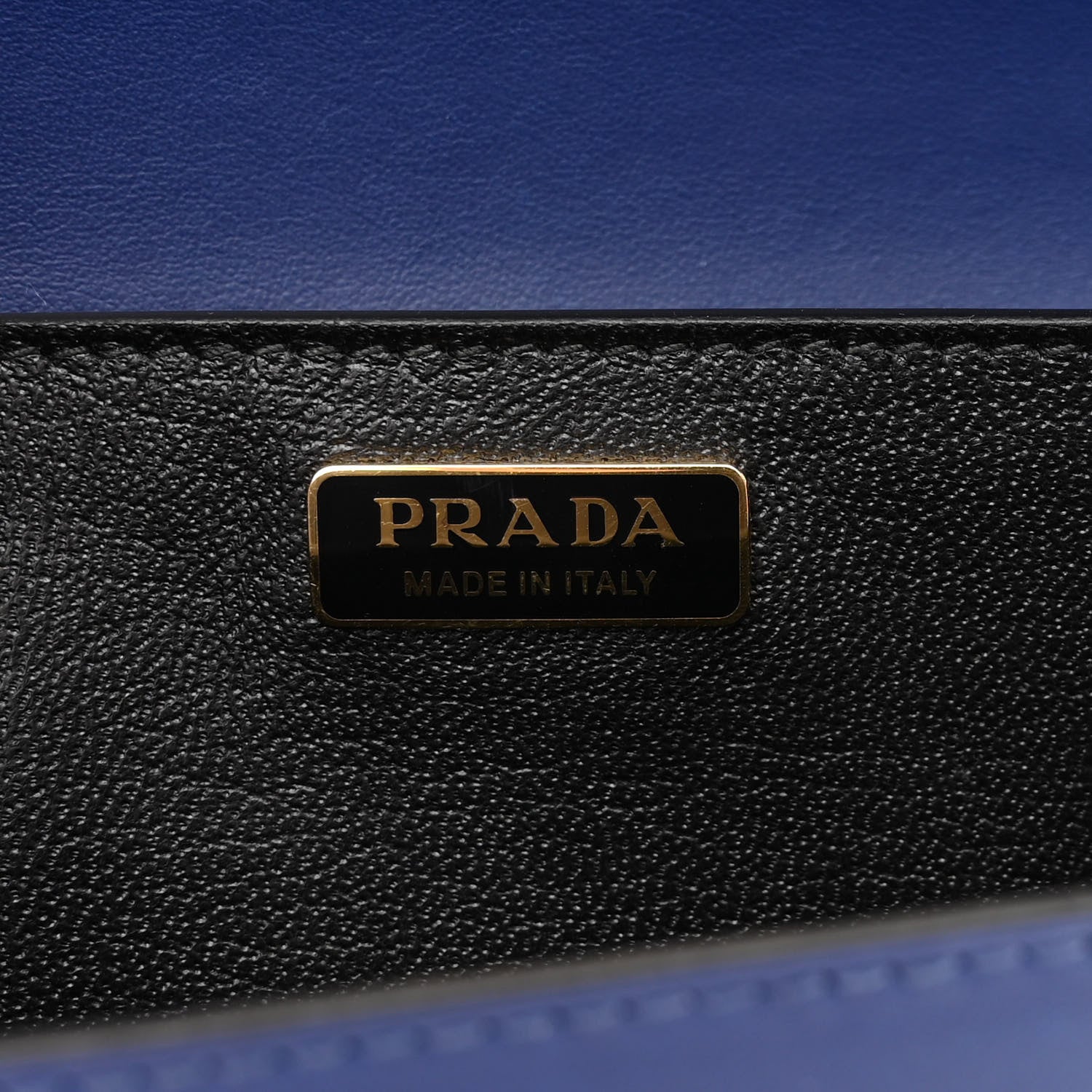 Prada City Calf Saffiano Cahier Bag Bluette Black 5 of 8