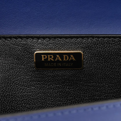 Prada City Calf Saffiano Cahier Bag Bluette Black 5 of 8