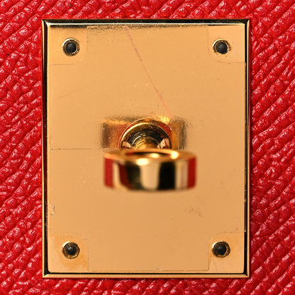 Hermes Epsom Kelly Sellier 35 Rouge Casaque 24 of 35