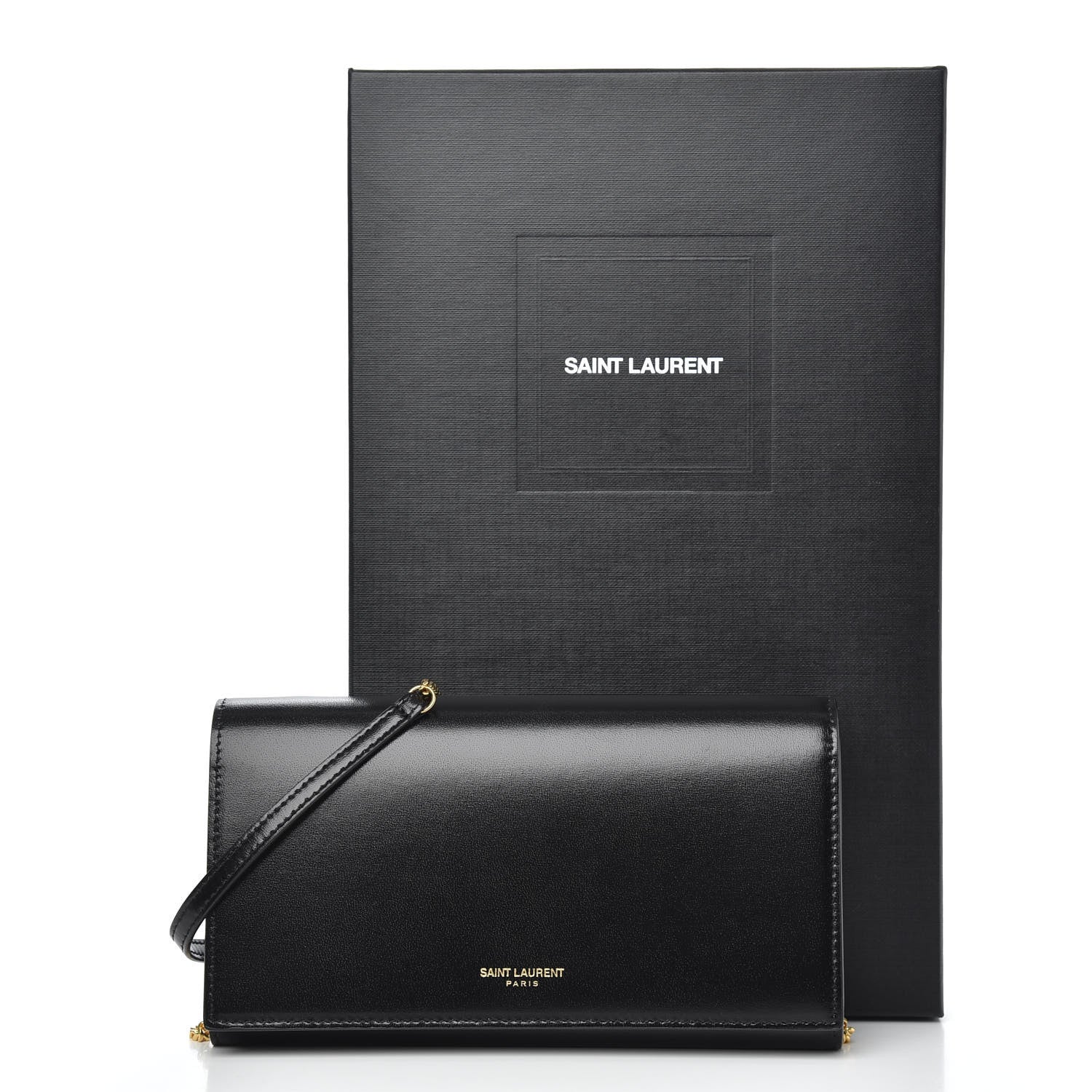 Saint Laurent Smooth Calfskin Mini Paris Bag Black 9 of 9