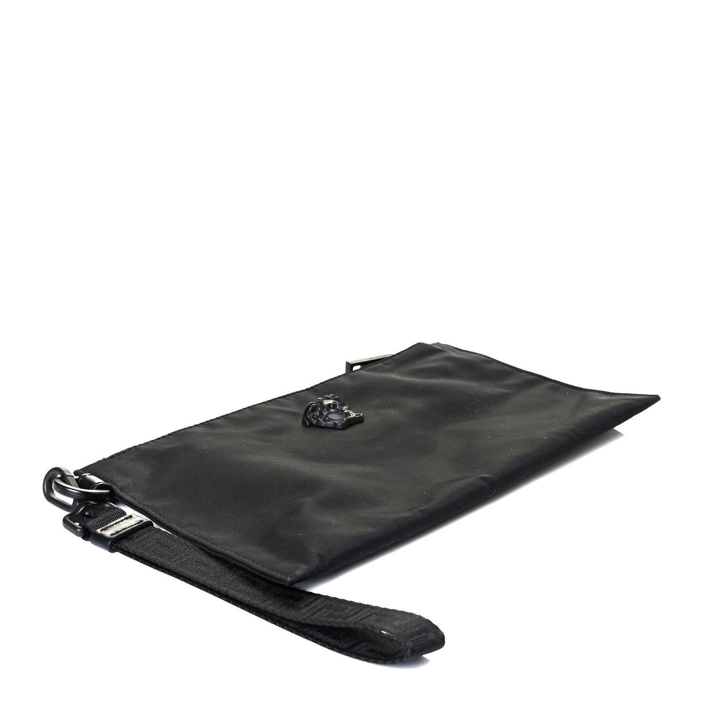 Nylon Medusa Wrist Pouch Black