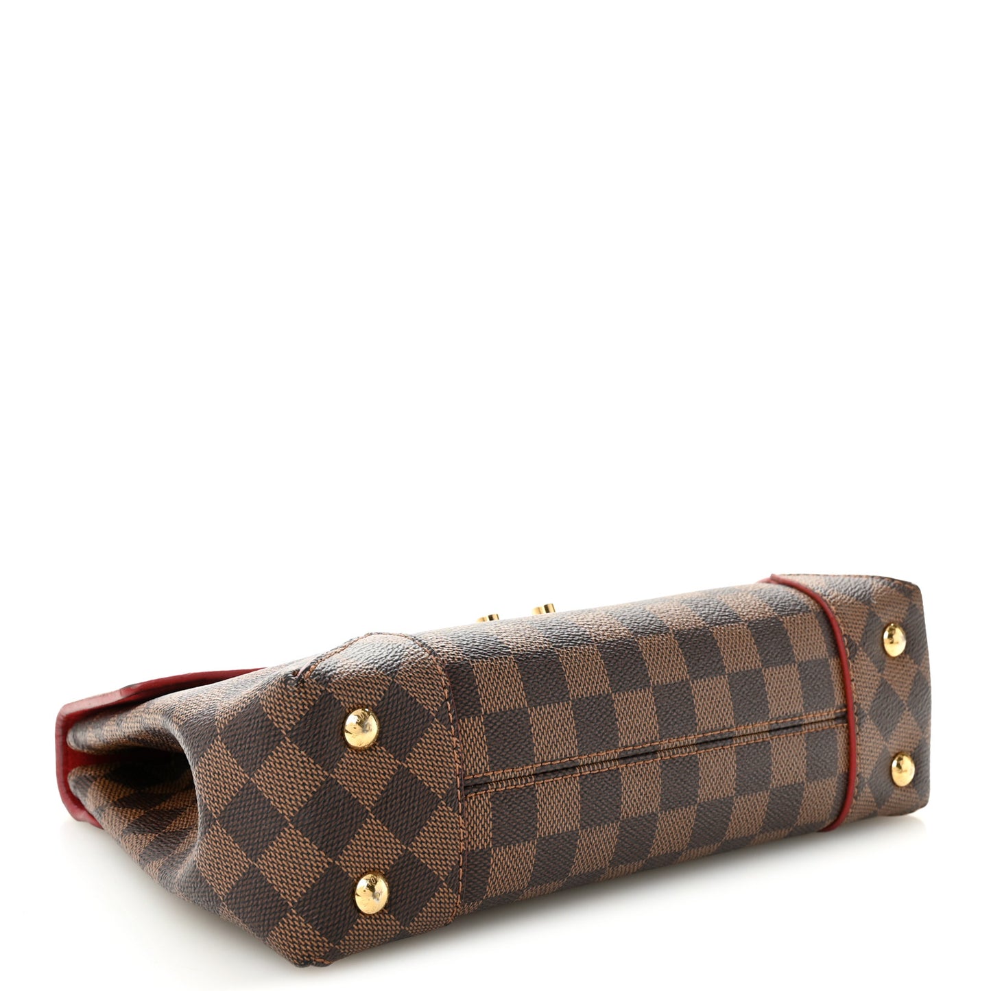 Damier Ebene Caissa Clutch Cherry Cherry