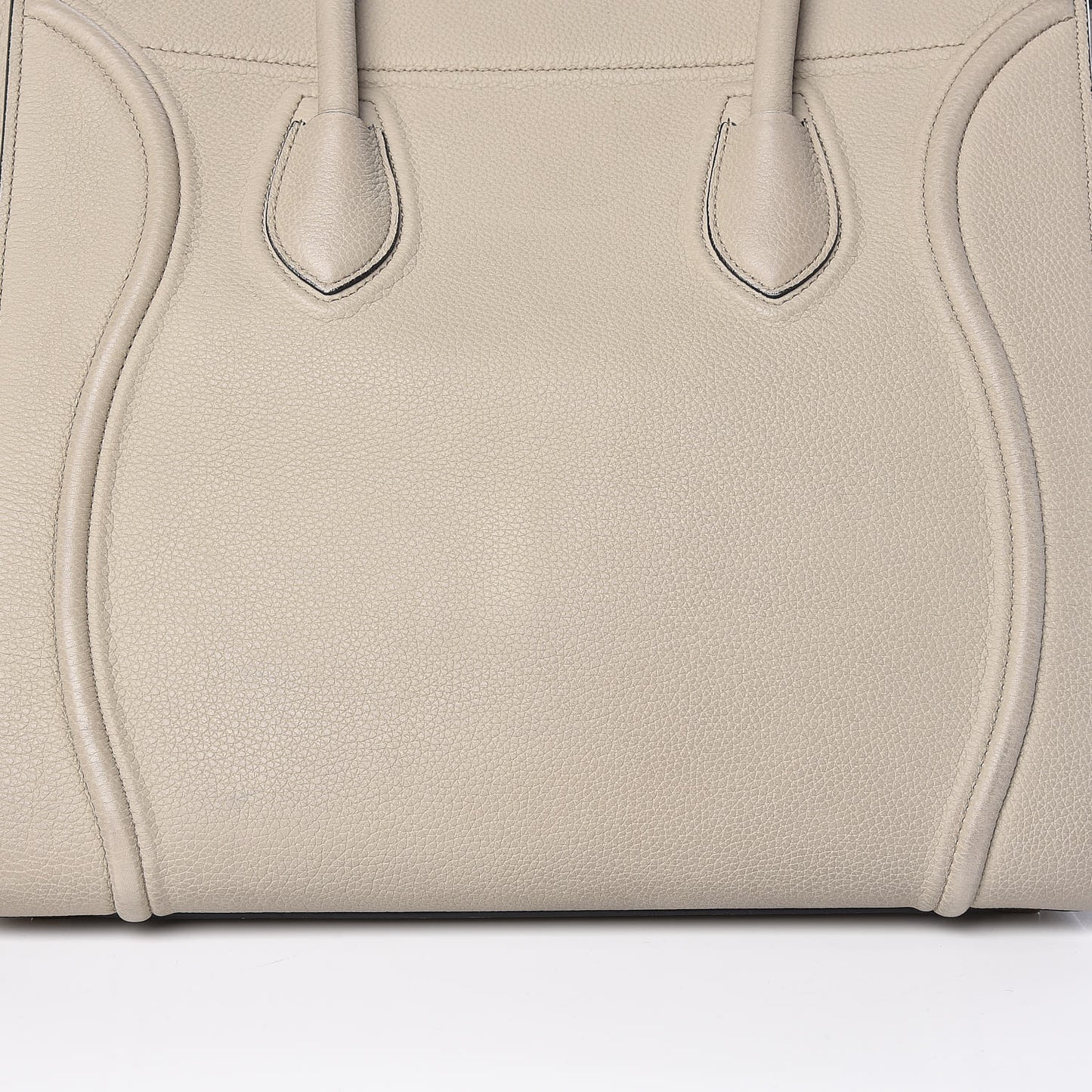 Baby Grained Calfskin Medium Phantom Luggage Quartz