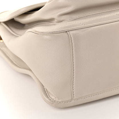 Saint Laurent Lambskin Matelasse Monogram Medium Niki Chain Satchel Nude Powder 10 of 12
