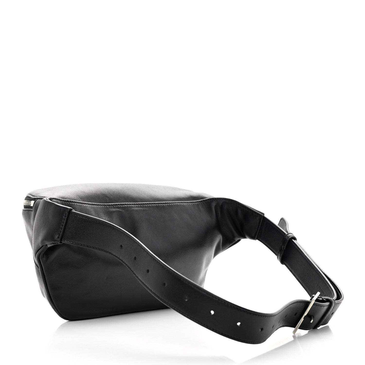Saint Laurent Calfskin Monogram Belt Bag Black 3 of 14