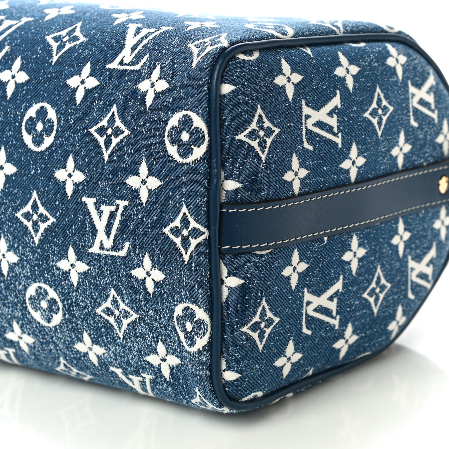 Monogram Jacquard Denim Speedy Bandouliere 25 Bleu