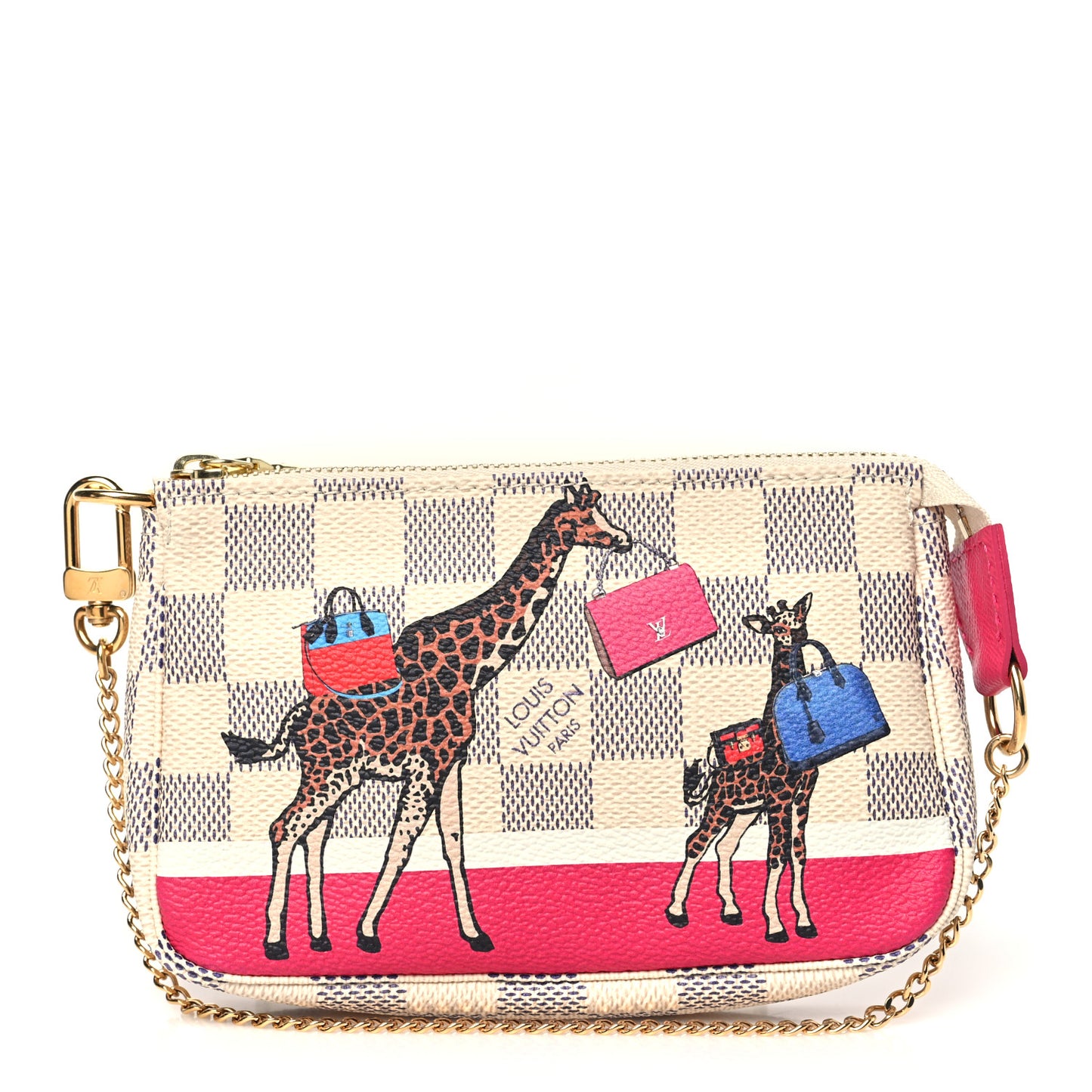 Damier Azur 2017 Christmas Animation Mini Pochette Accessories