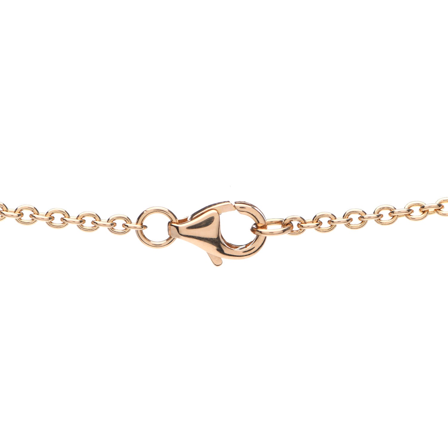 Cartier 18K Pink Gold Interlocking LOVE Necklace 4 of 5