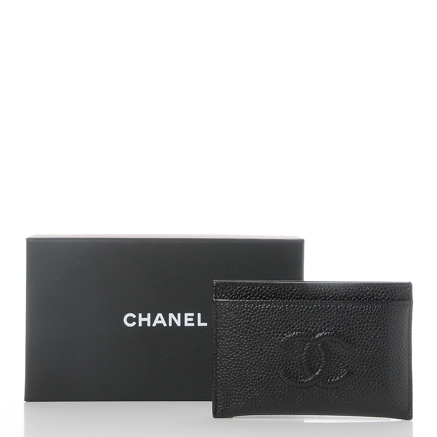 Chanel Caviar Timeless CC Card Holder Black 9 of 9