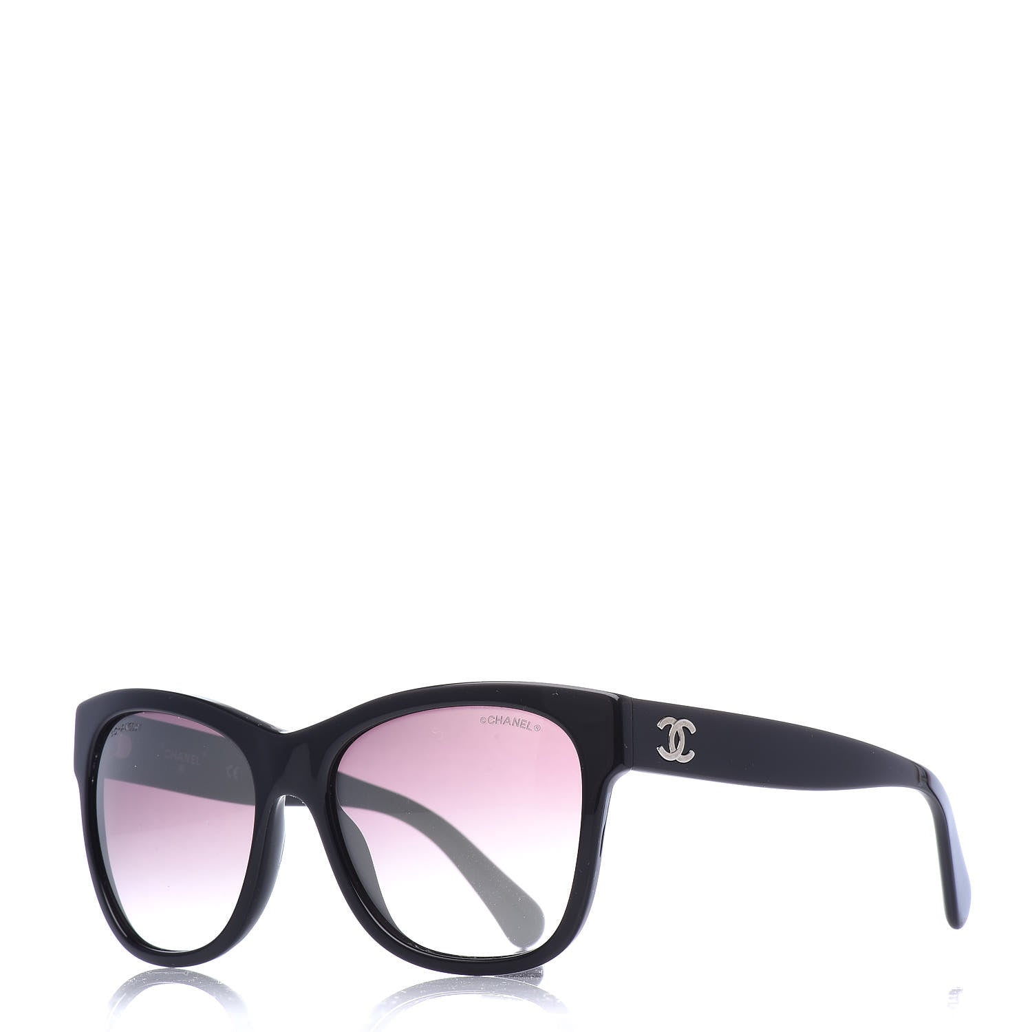 Chanel Acetate Butterfly Sunglasses S5174 Black 1 of 6