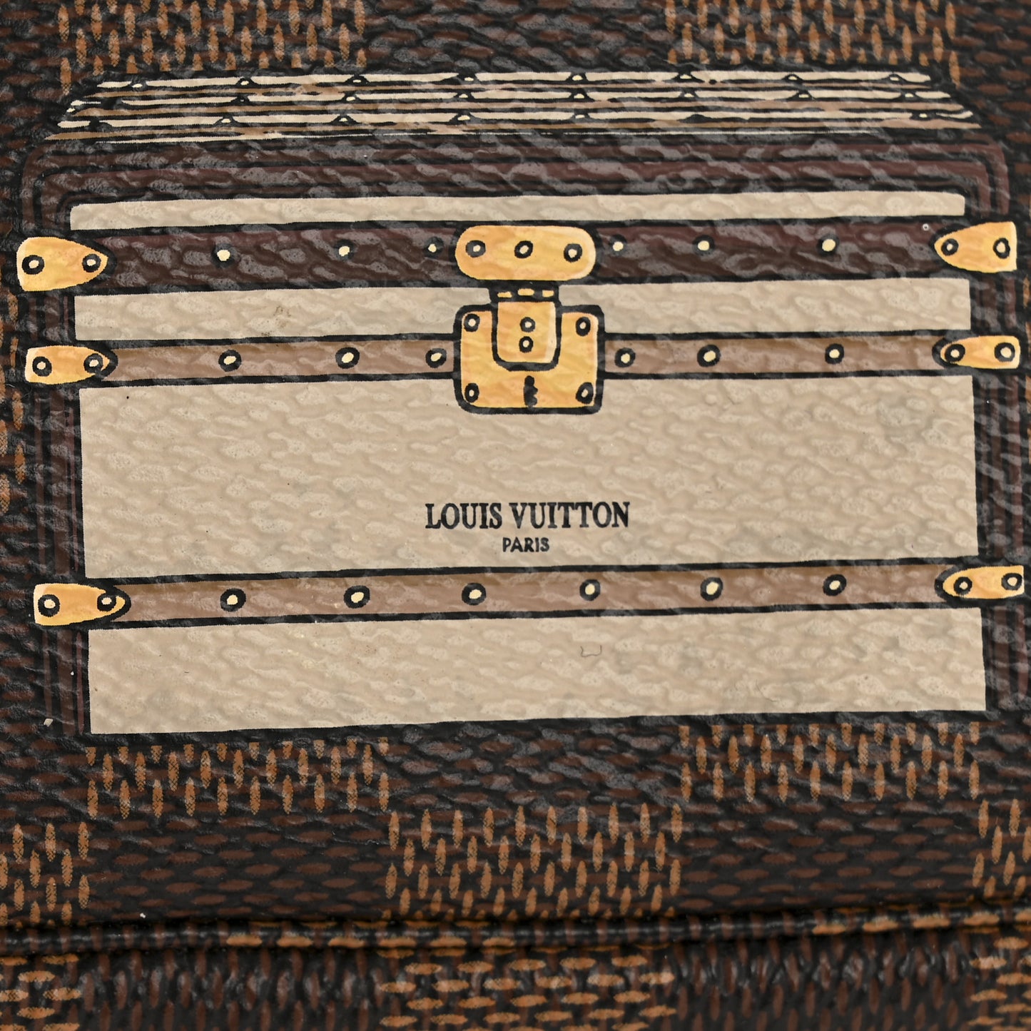 Damier Ebene Trunks and Locks Mini Pochette Accessories