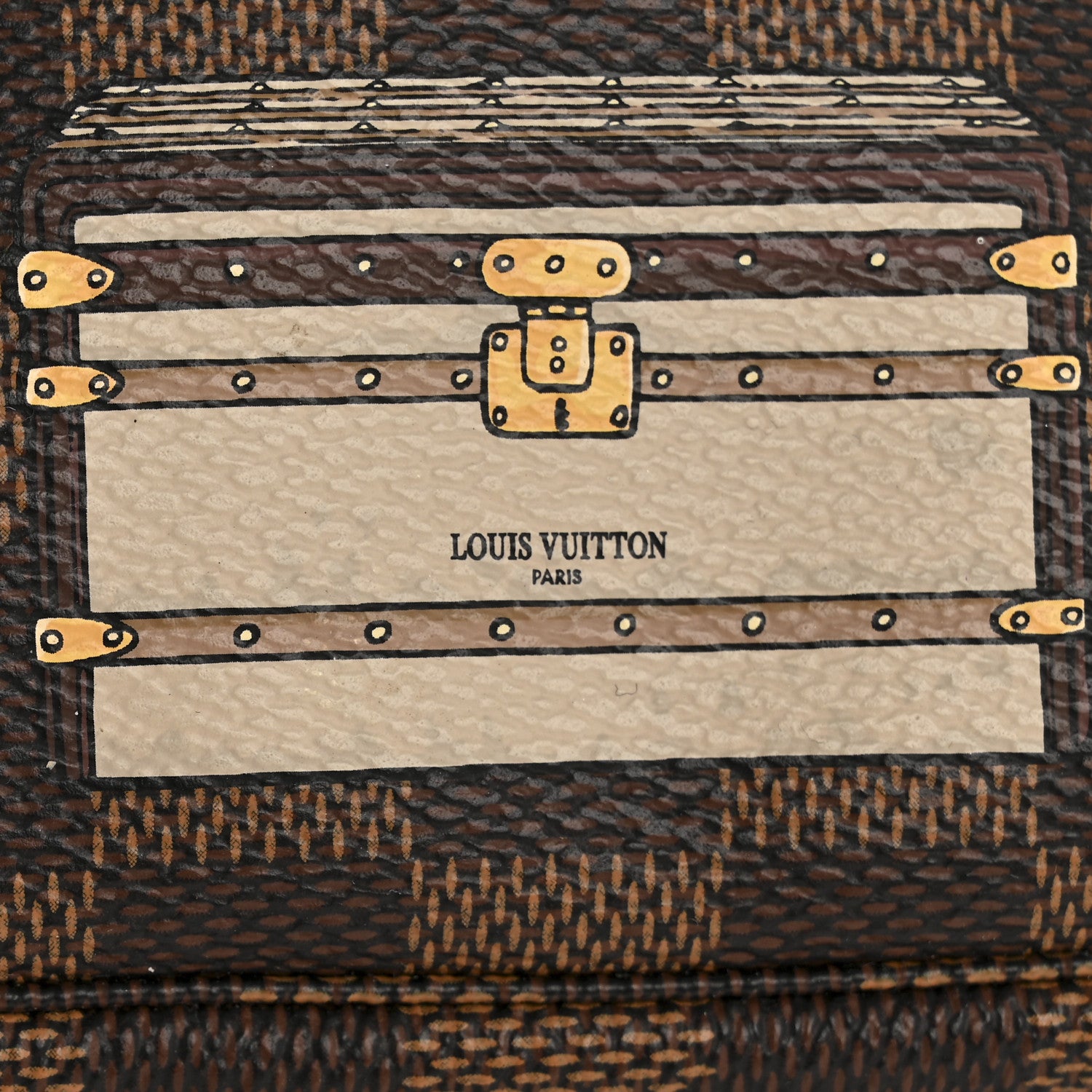 Louis Vuitton Damier Ebene Trunks and Locks Mini Pochette Accessories 8 of 9