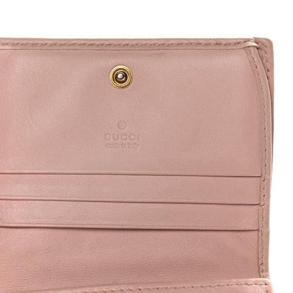 Gucci Calfskin Matelasse GG Marmont Card Case Wallet Perfect Pink 13 of 16