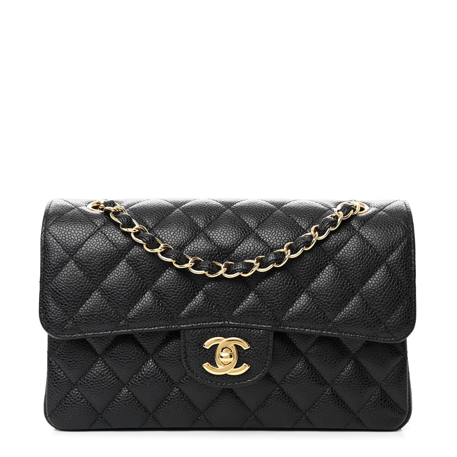 Chanel Caviar Quilted Small Double Flap Black 1 of 12