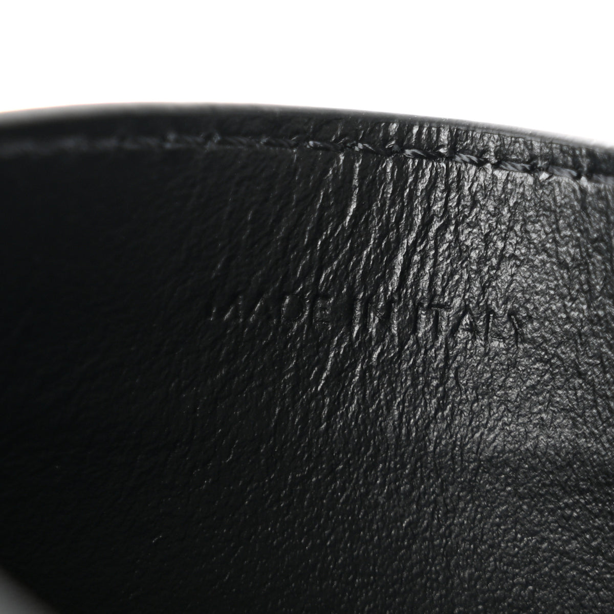 Triomphe Canvas Card Holder Black