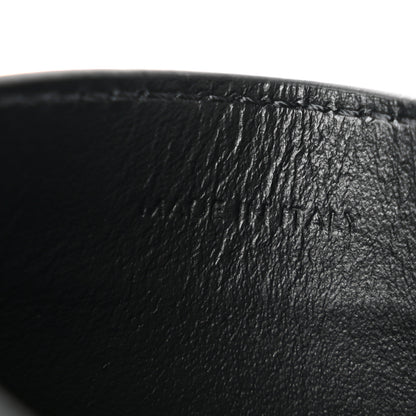 Celine Triomphe Canvas Card Holder Black 7 of 9