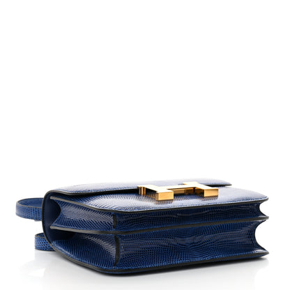 Hermes Lizard Constance 18 Bleu Saphir 4 of 13