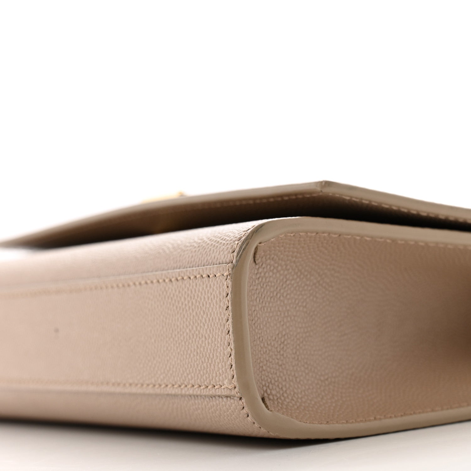 Saint Laurent Grain De Poudre Small Monogram Kate Satchel Dark Beige 10 of 12