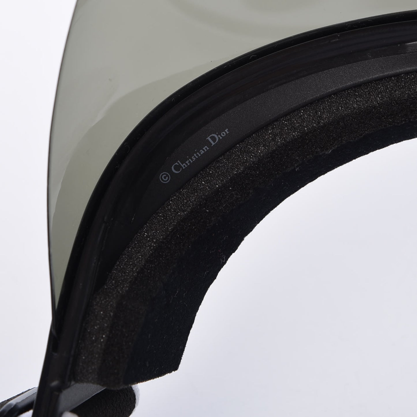 Mirrored DiorClub1 Sun Visor Black