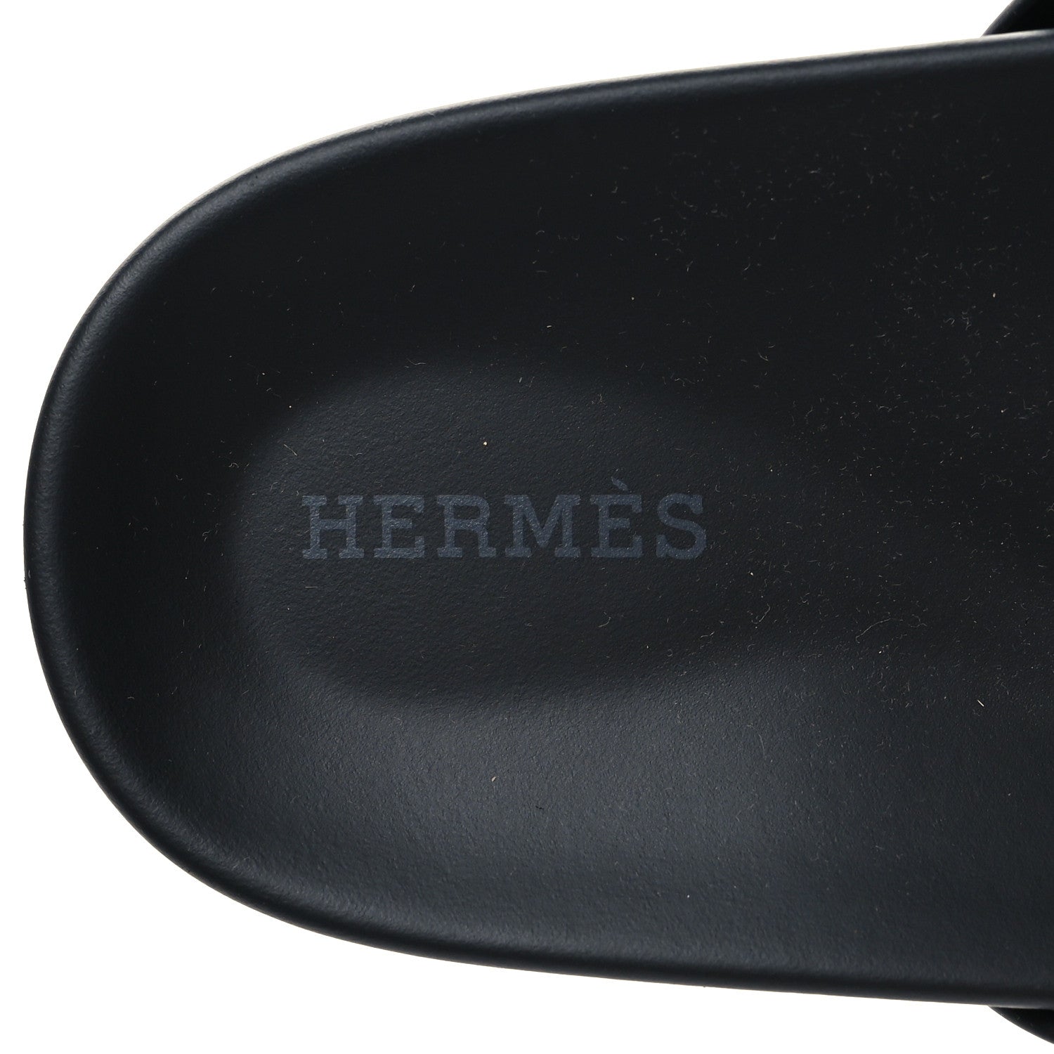Hermes Calfskin Womens Chypre Sandals 39.5 Black 8 of 9
