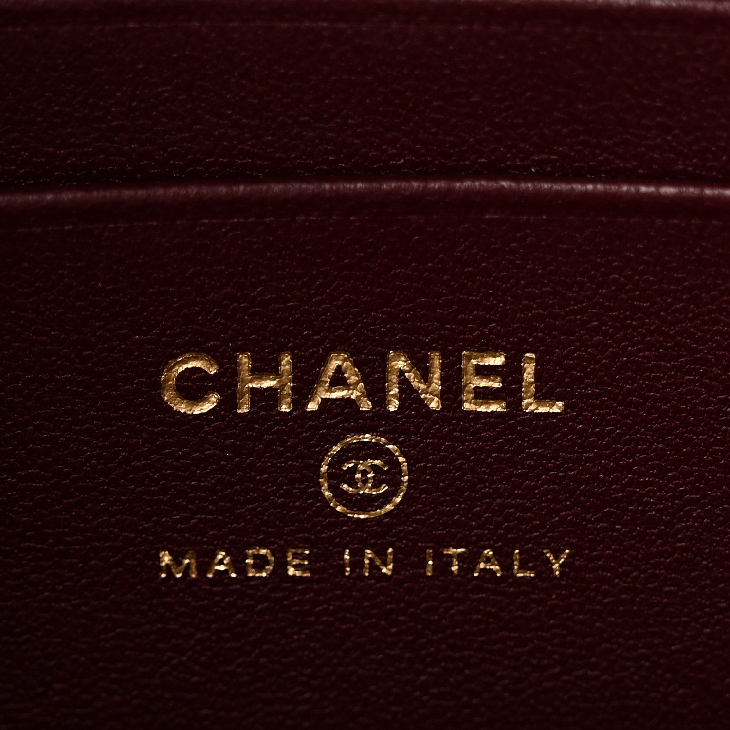 Chanel Calfskin Crocodile Embossed Crococo Top Handle Slim Vanity Case With Chain Dark Burgundy 6 of 11