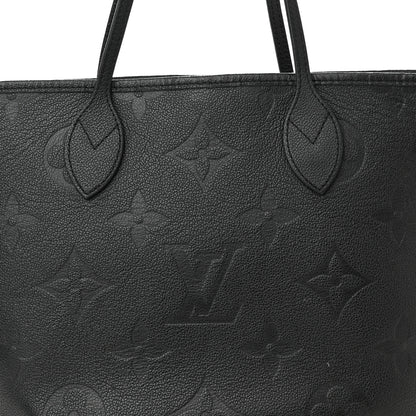 Louis Vuitton Empreinte Monogram Giant Neverfull MM Black 7 of 10