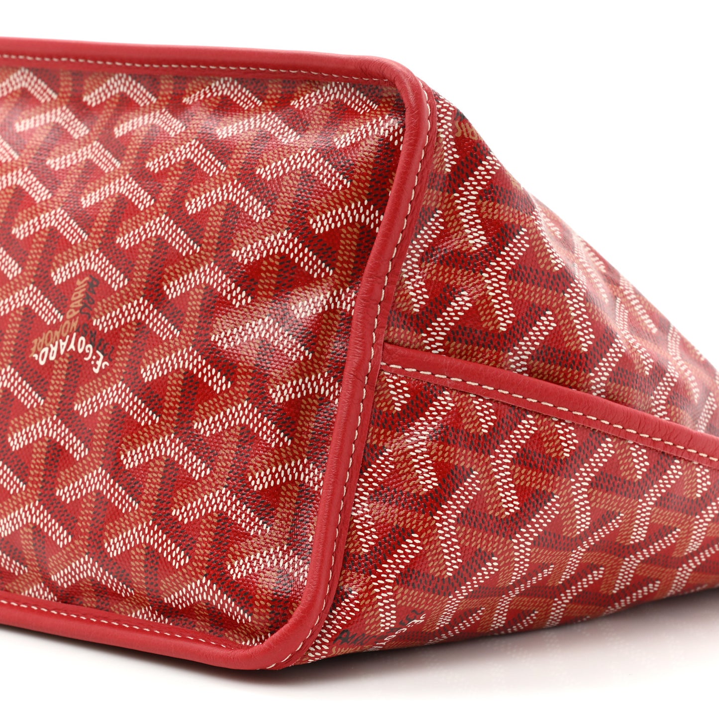 Goyardine Reversible Anjou PM Red