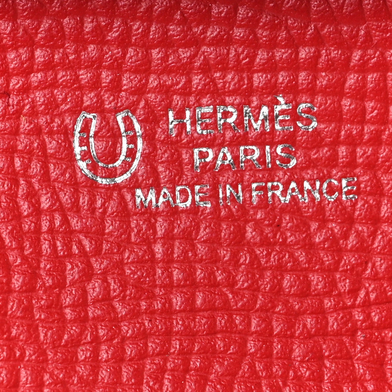 Hermes Epsom Horseshoe Bastia Coin Purse Mauve Sylvestre Rouge Casaque 6 of 6