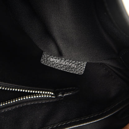 Burberry Smoked Check Logo Graphic Burleigh Messenger Bag Black 8 of 10