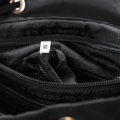 Prada Tessuto Nylon Saffiano Medium Backpack Black 7 of 10