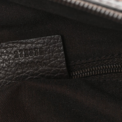 Gucci Suede Guccissima Small Boston Brown 7 of 11