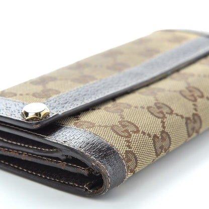 Gucci Crystal Monogram Continental Charmy Wallet Brown 8 of 10