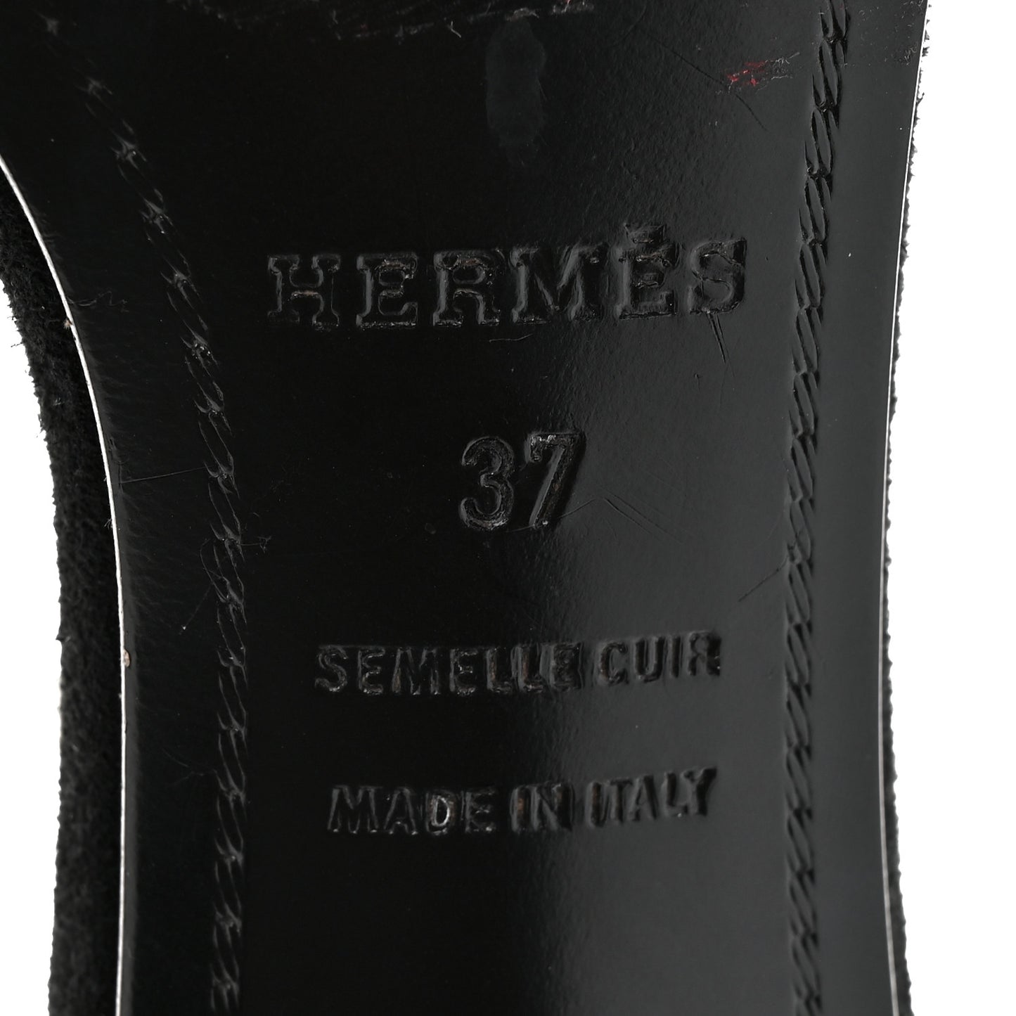 Suede Goatskin Crystal Premiere 70 Sandals 37 Black