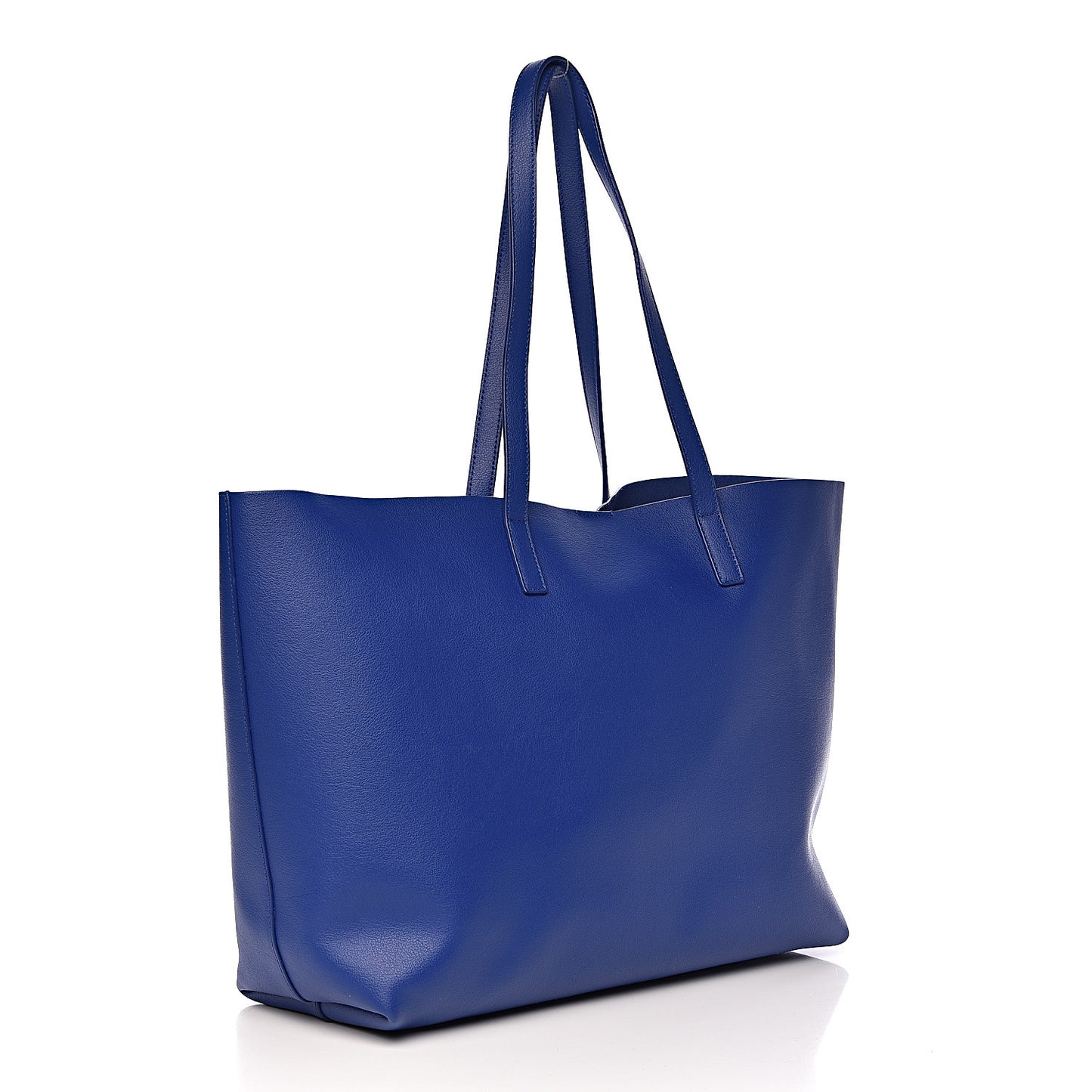 Calfskin Large Shopping Tote Flash Blue