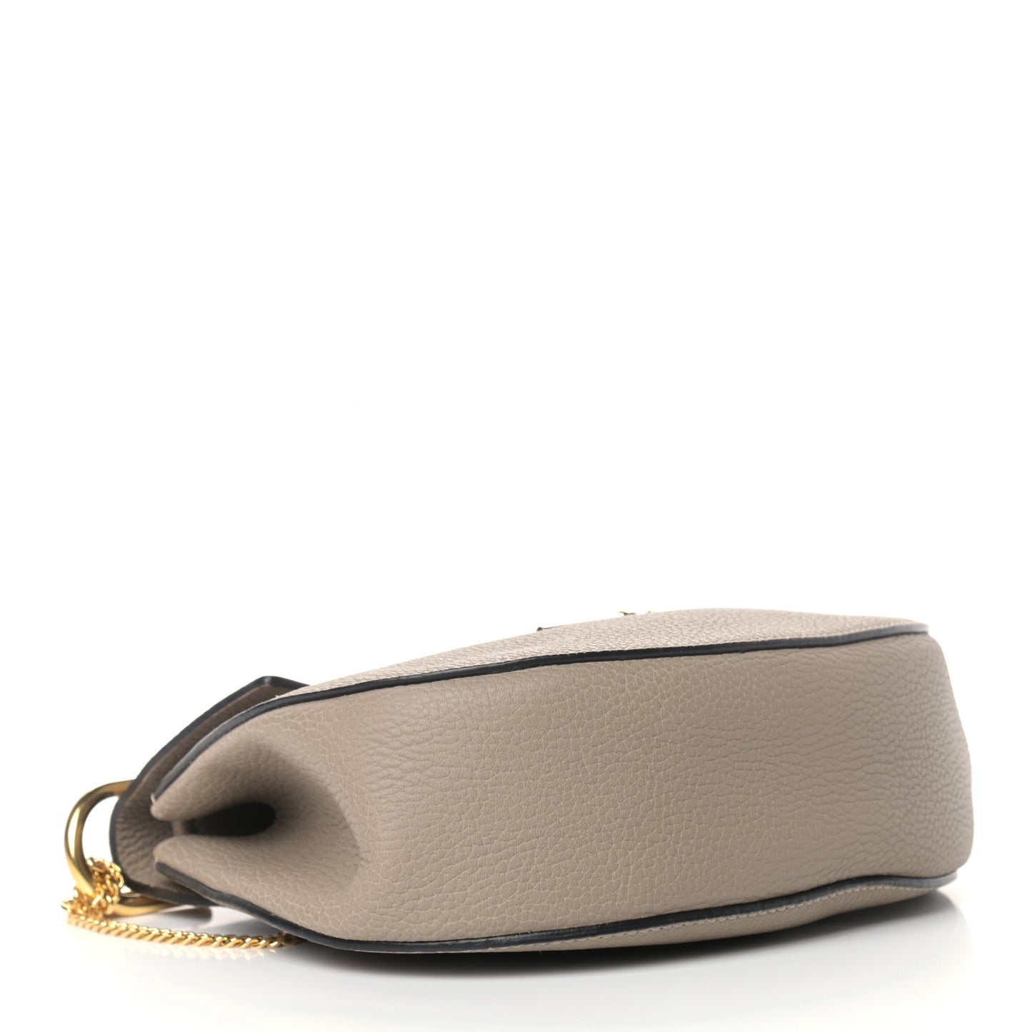 Grained Lambskin Drew Shoulder Bag Motty Grey